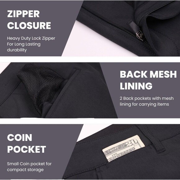 NEW Bundle of 3 Mens Size 30 Brickline Hybrid Performance Shorts 9" Quick Dry - Picture 9 of 11